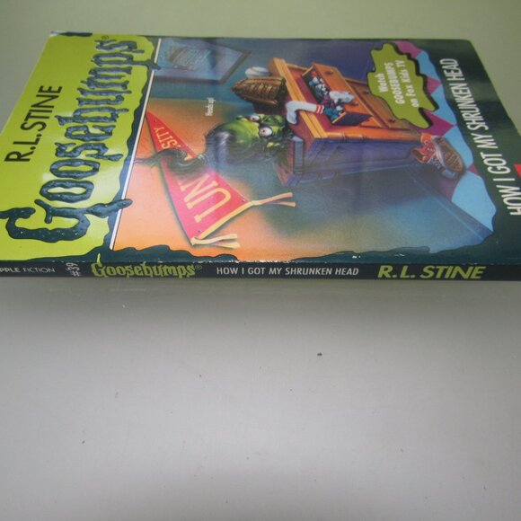 Goosebumps #39 – How I Got My Shrunken Head by R.L. Stine – Vintage 1996 Book - Picture 2 of 3